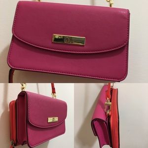 Pink/Orange Mini Sling Bag